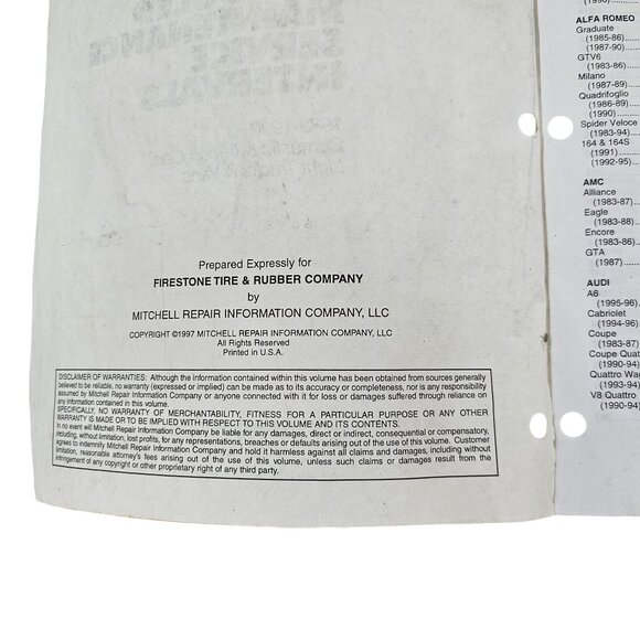 Mitchell Maintenance Service Intervals 1983 - 96 Cars Truck Vans Domestic Import - Picture 6 of 16